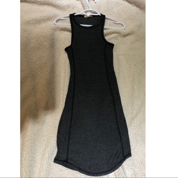 Forever 21 dark grey bodycon mini dress - Picture 1 of 2